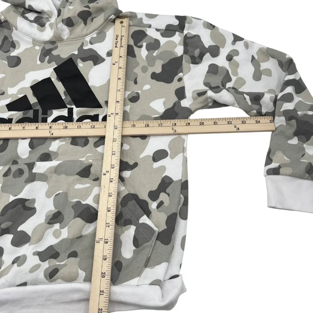 Adidas Camouflage‎ Hoodie Girls Large 14/16 Regular Fit Cotton/Polyester Blend